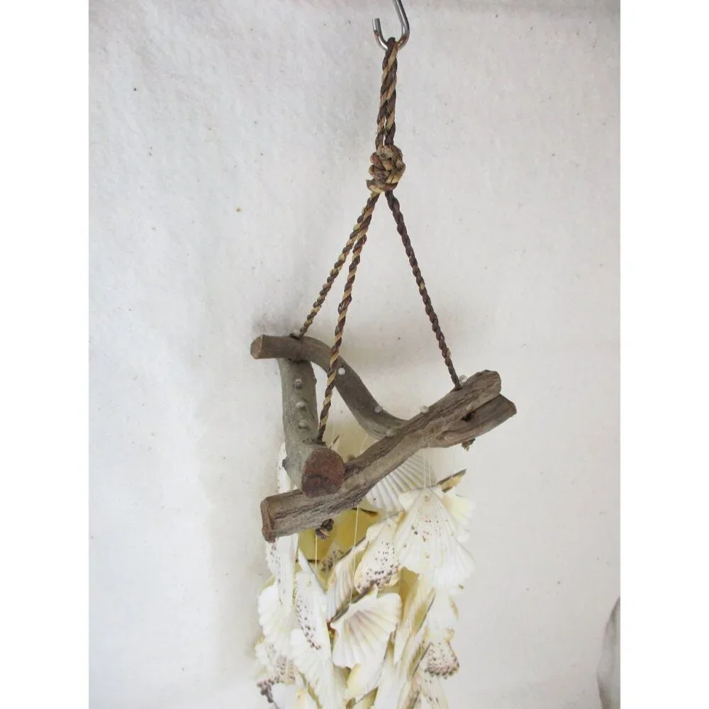 Wind‎ Chime, Hand Crafted Windchime, Sea scape, Nature, Nautical sea shells